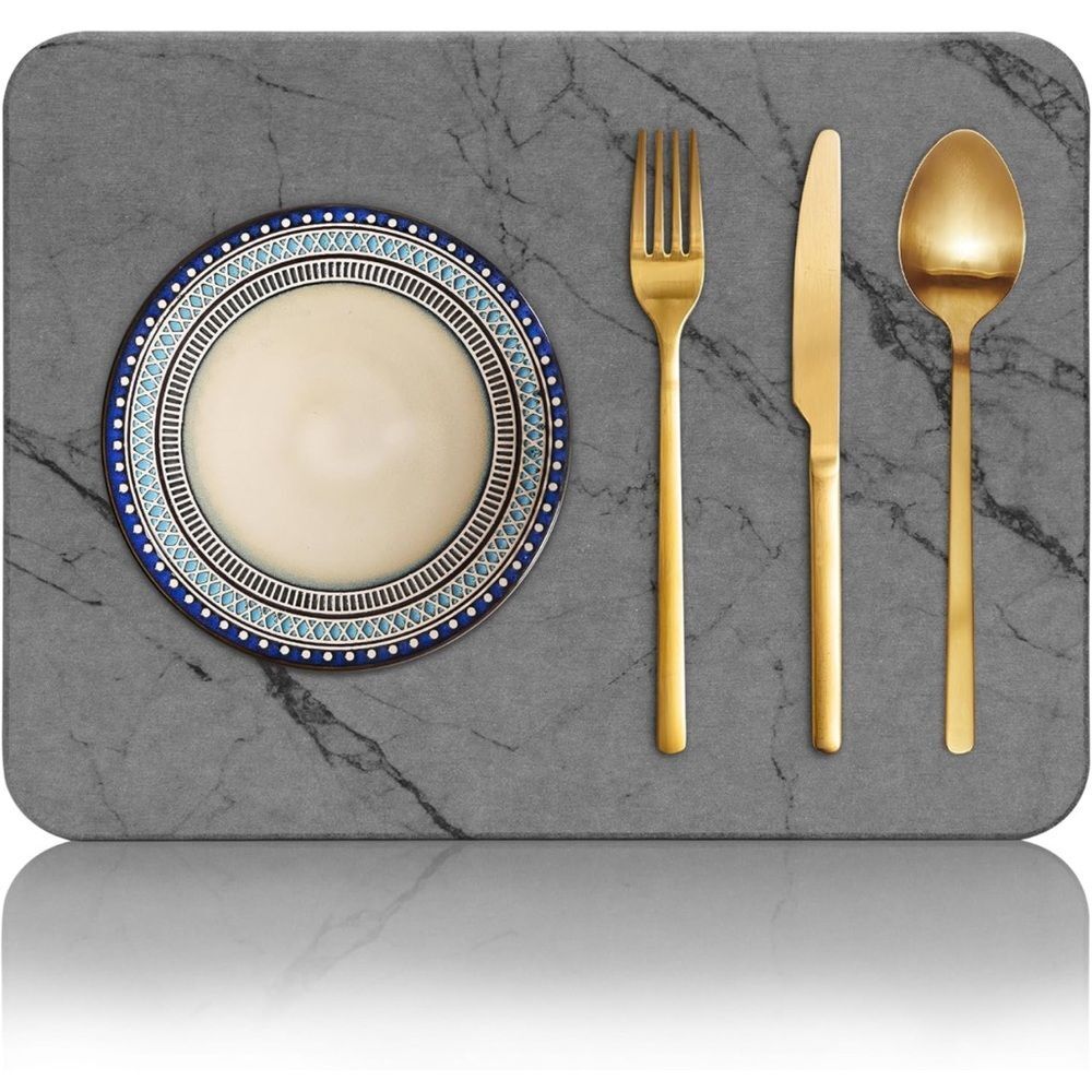 Stone Dish Drying Mat Kitchen Quick Dry Heat Resistant Earth Stone Dish Pad OW